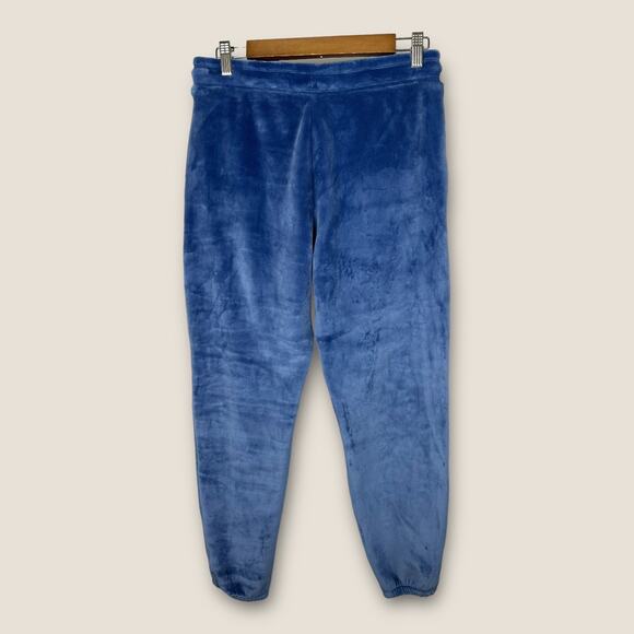Athleta Girl XXL 16 Velour Fleece Feelin Good Jogger Pull On Pants Blue 631506 - Picture 2 of 10